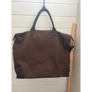 Moroccanoil Large Brown Nylon Weekender Tote Bag Travel Gym Carryall thumbnail 4