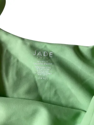Jade Apex One Piece Swimsuit Lime Green Size S Beach Vacation Resortwear Coastal thumbnail 3