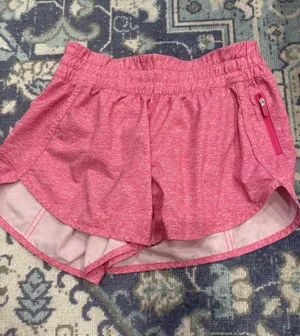 Heathered Sonic Pink Lululemon Tracker Shorts 6 thumbnail 1