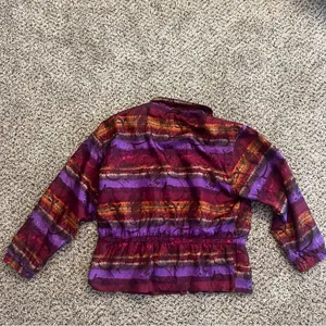 Vintage East West Silks Silk Jacket thumbnail 3
