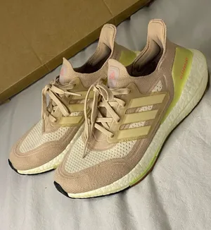 Adidas Ultraboost 21 Primeblue Running Shoes Ash Pearl Dusty Pink Womens Size 7.5 thumbnail 1