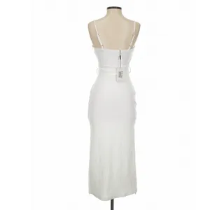 Hello Molly White Ways I Loved You Knit Midi Dress Tie Waist Size S Minimalist thumbnail 7
