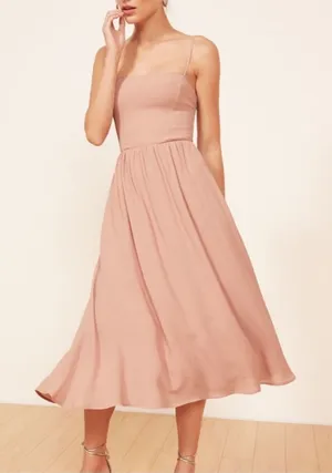 REFORMATION Rosehip‎ Midi Dress size 8 Petite thumbnail 1