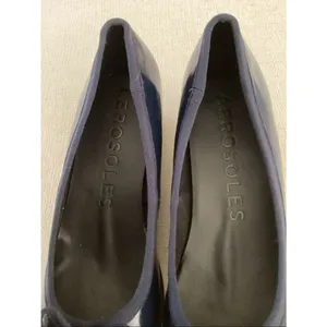 Aerosoles Tema ballet wedge pumps navy Blue, Size 10, NWT no box thumbnail 9