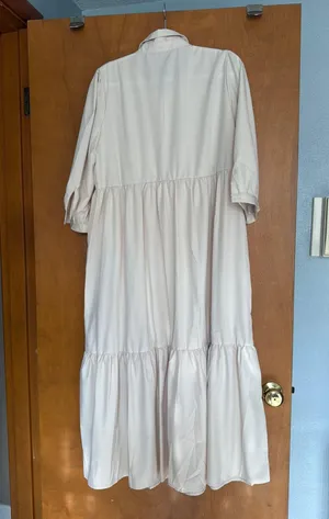Shein Maxi Dress Cream XL thumbnail 2