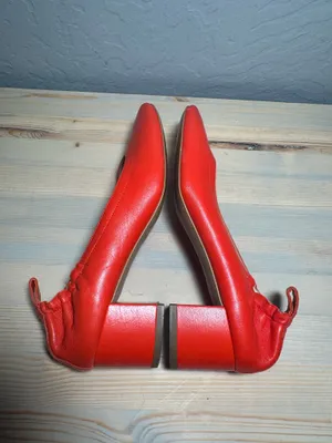 Everlane The Day Heel Italian Leather Red size 6 thumbnail 5