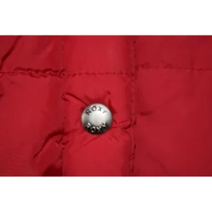 Roxy Reversible Puffer Vest Women Red Tan Excellent Western Corduroy Quilted thumbnail 6