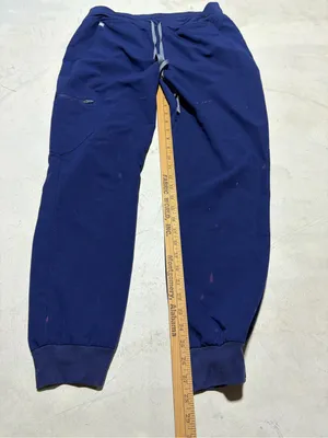 Figs Navy Drawstring scrub Jogger Pants large thumbnail 5