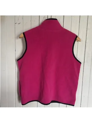 Basic Edition Fleece Vest Pink Size L Size L thumbnail 5