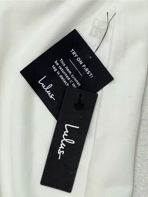 Lulus White Wide Leg Get Dressed Up Lined Pants NWT Size Small thumbnail 9
