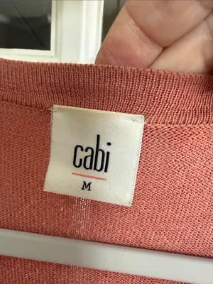 CAbi Brick Dust Rose Pink Alegria Dolman Sleeve Kimono Cardigan M thumbnail 4