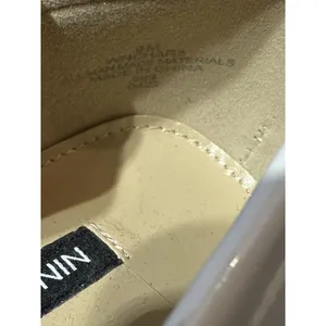NINE WEST Loafer Chunky Heeled Chain Accent Off-White Shoes Women’s 9M Academia thumbnail 9