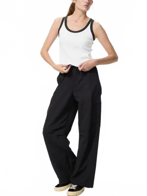 Uniqlo Soft Ribbed Tank Top | Ringer NWT Off White Small thumbnail 3