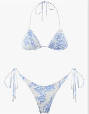 Amazon Swimsuit SET Blue thumbnail 1