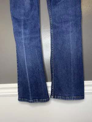 DKNY Jeans Bootcut Jeans Womens 2 Medium Wash Blue Stretch Denim Regular Fit thumbnail 8