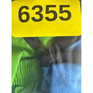 Nike Dri-FIT Tempo Running Shorts Lime Green Blue Women Large 211646-328 thumbnail 8