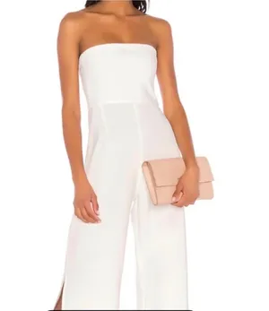 Noki white jumpsuit size small thumbnail 1