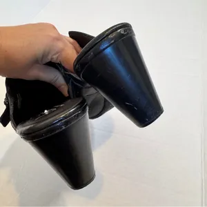 BOC Black Patent Leather Clog Mule Womens 9 Fall Casual Heels Boho Slip On thumbnail 9