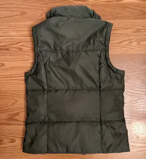 Abercrombie & Fitch Down Puffer Vest Women Sz S Chunky Gorp Trap Preppy Cabin thumbnail 2