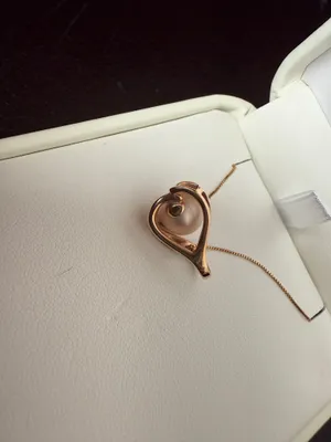 Na Hoku Rose Gold Pearl Pendant Necklace pre used thumbnail 3