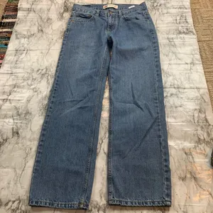 Levi’s 550 Relaxed fit 90s Mom Jeans Denim Blue size 28 waist Y2K boho thumbnail 5
