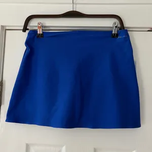 Nike Royal Blue Dri-Fit Skort with Lime Logo Size Small‎ EUC thumbnail 3