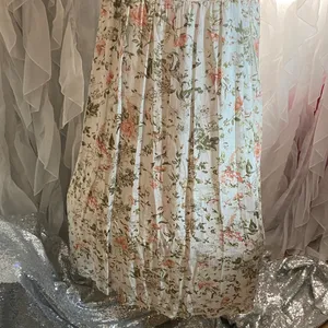 Frye L floral button down pockets Floral Maxi Dress thumbnail 9