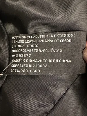Worthington black 100% genuine leather full zip long sleeve jacket Size Small thumbnail 7