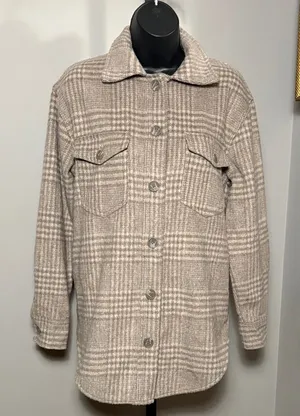 Joie XS Flannel Plaid Shacket Shirt Jacket thumbnail 1