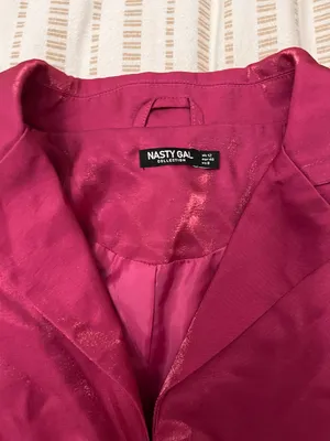 Nasty Gal Pink Cropped Blazer thumbnail 2