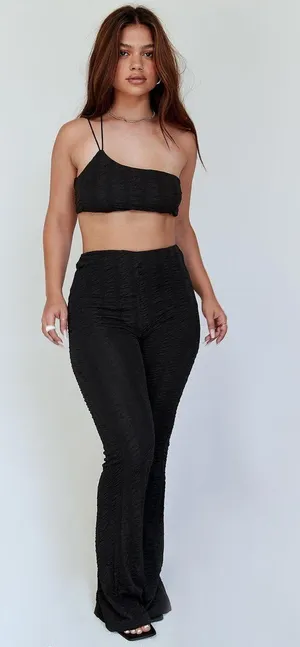 Princess Polly Black Pant Set thumbnail 1
