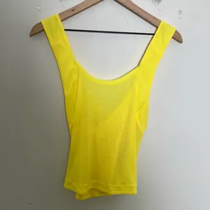 FREE PEOPLE- Movement Keep Away Tank Yellow Size L thumbnail 3