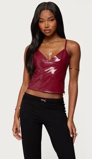 Vinyl Tank Top Edikted thumbnail 1