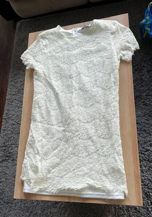 Lulus white lace dress thumbnail 2