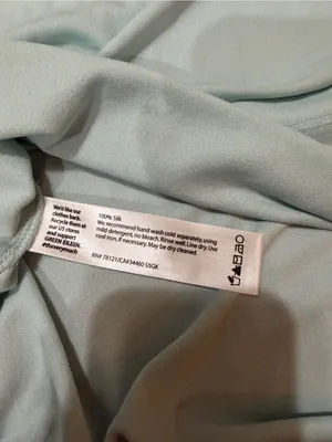 EILEEN FISHER 100% Silk Stretch Jersey Scoop Neck Tank in Pale Blue thumbnail 5