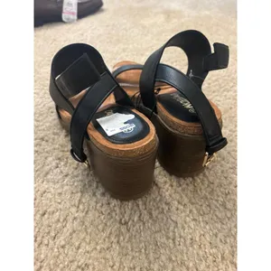 Mossimo sandals chunky shoes size 8.5 woman black brown cute unused heavy unused thumbnail 4