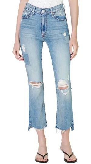 Mother Denim - The Insider Crop Step Fray Size 28! thumbnail 1