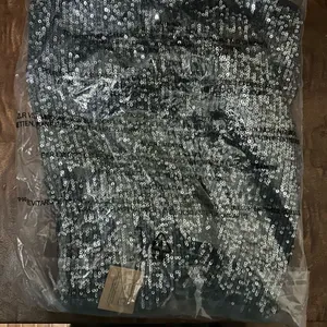 Steve Madden silver sequin L mini festive Marcella Dress thumbnail 5
