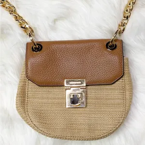 Michael Kors Tan Brown Cecelia Small Leather Crossbody thumbnail 2