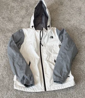 The North Face White and Gray Outdoor Jacket thumbnail 1