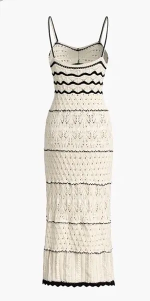 Commense Knit Dress White thumbnail 2