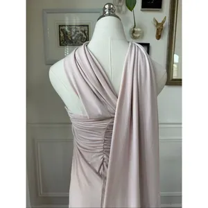 City Studio Nude Strapless Formal Gown Scarf Train XXS 1 thumbnail 6