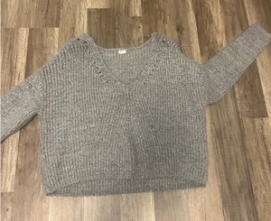 Garage Grey Sweater Cropped thumbnail 1