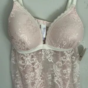 Secret Treasures NEW Pink Lace Babydoll Sz Medium 8/10 thumbnail 2