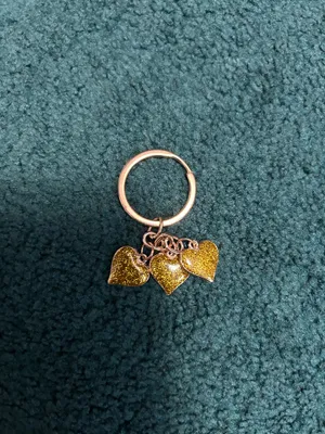 Red and yellow heart keychains thumbnail 3