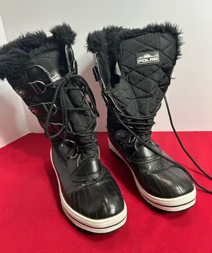 Polar size 8 woman’s mid calf snow boots thumbnail 1