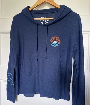 Blue Hoodie Size M thumbnail 1