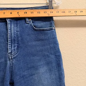 MOTHER Crop Jeans Shoot To Thrill Blue Denim Size 27- Stretch *ALTERED thumbnail 13