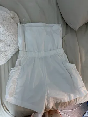 ZARA white romper thumbnail 3