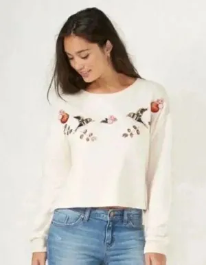 Disney’s Snow White LC Lauren Conrad French Terry Crop Sweatshirt thumbnail 2